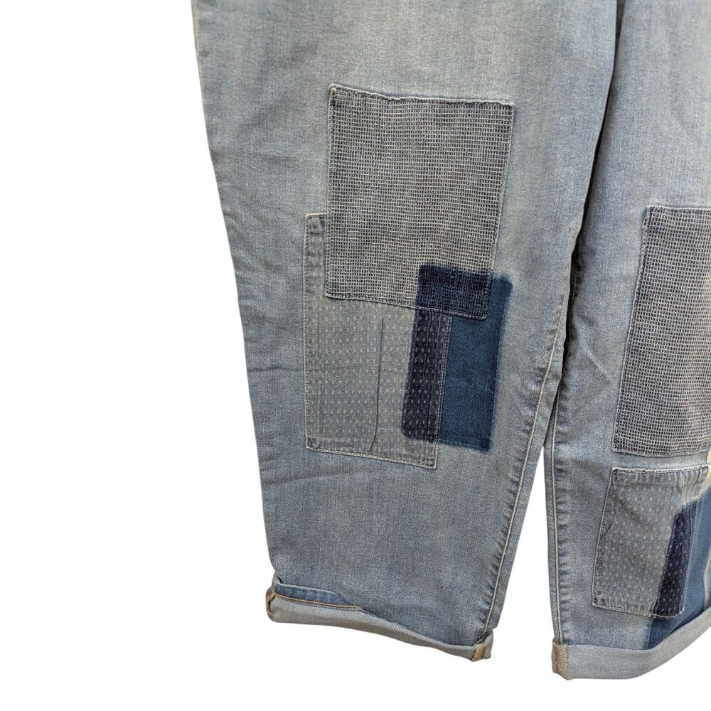 Logo By Lori Goldstein Patchwork Pull-On Ankle Bo… - image 5